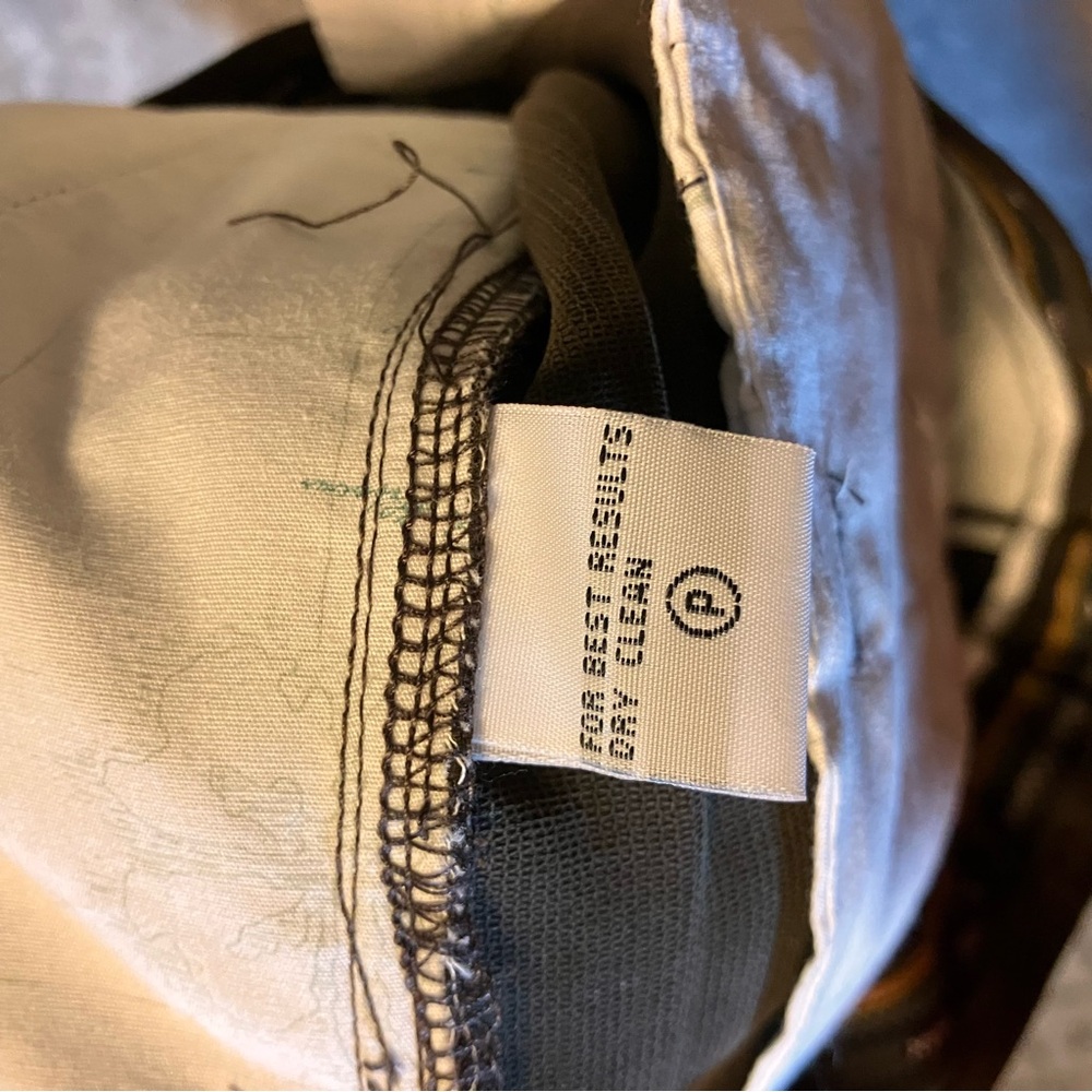 NWT Tommy Bahama‎ Silk Bronson Dress Pants 33x41 Trousers Dark Pebble Pleated - Picture 8 of 9